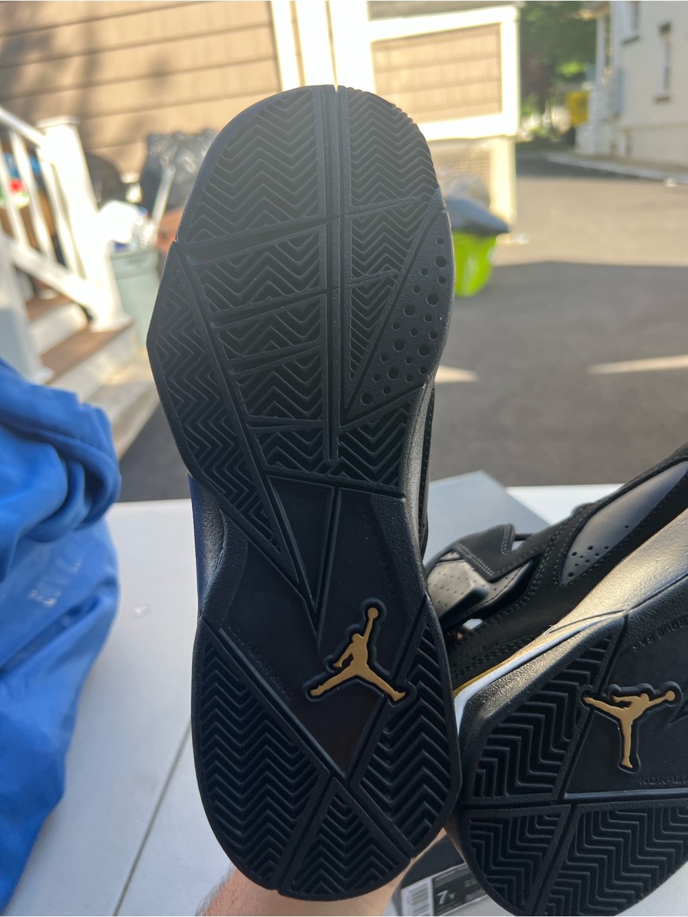 Nike Air Jordan TRUE FLIGHT  Black / White Gold  343796-017 Youth Size 7Y/UK6 - Picture 7 of 7